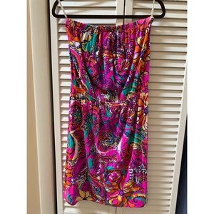 Lilly Pulitzer strapless dress, size Large
